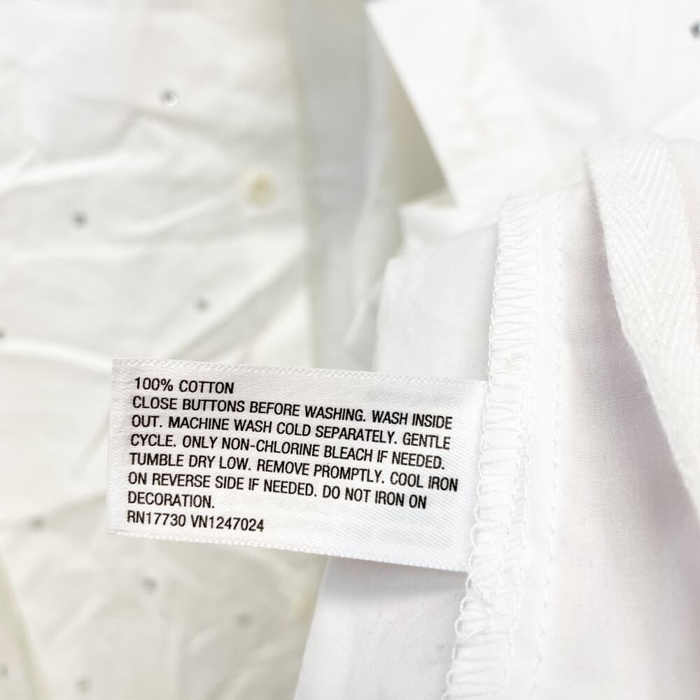 Future Collective White Collared Embellished Asym… - image 6